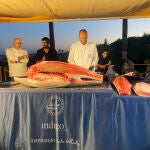 Ronqueo de Atún Rojo Balfegó en Anantara Villa Padierna. Marbella