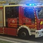 Actuación de los Bomberos de Valladolid