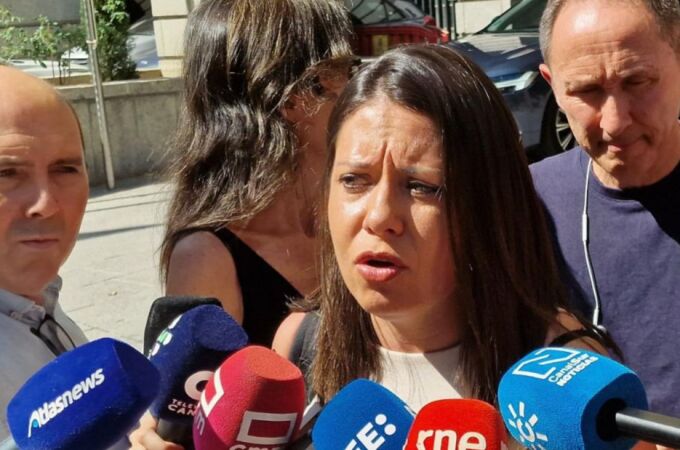 La consejera de Bienestar Social, Bárbara García Torijano, en declaraciones a los medios.