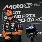 Jorge Martín, en la sala de prensa del circuito de Brno