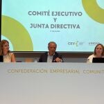 Esther Guilabert, Salvador Navarro e Inmaculada Martínez presidieron el Comité Ejecutivo de la CEV