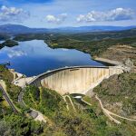 Uno de los embalses del Canal de Isabel II 