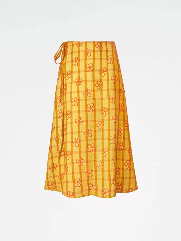 Falda floral.
