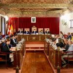 Pleno del mes de julio de la Diputación de Valladolid presidido por Conrado Íscar