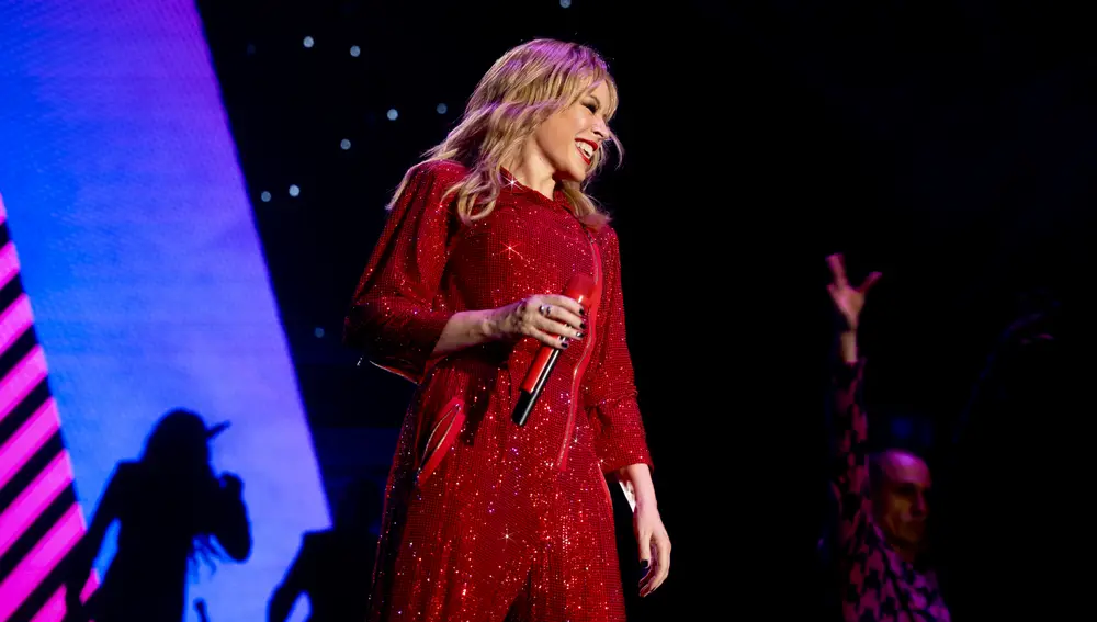 Actuación de Kylie Minogue