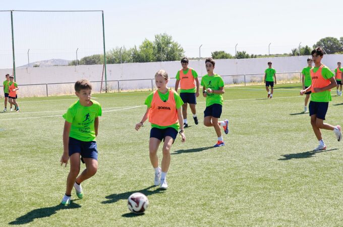 Algunos de los participantes en el Campus "Adrián"