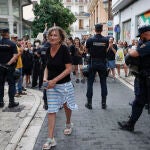 María Jesús, la inquilina que ha denunciado acoso por parte del fondo propietario del edificio del casco histórico donde reside y es la única residente