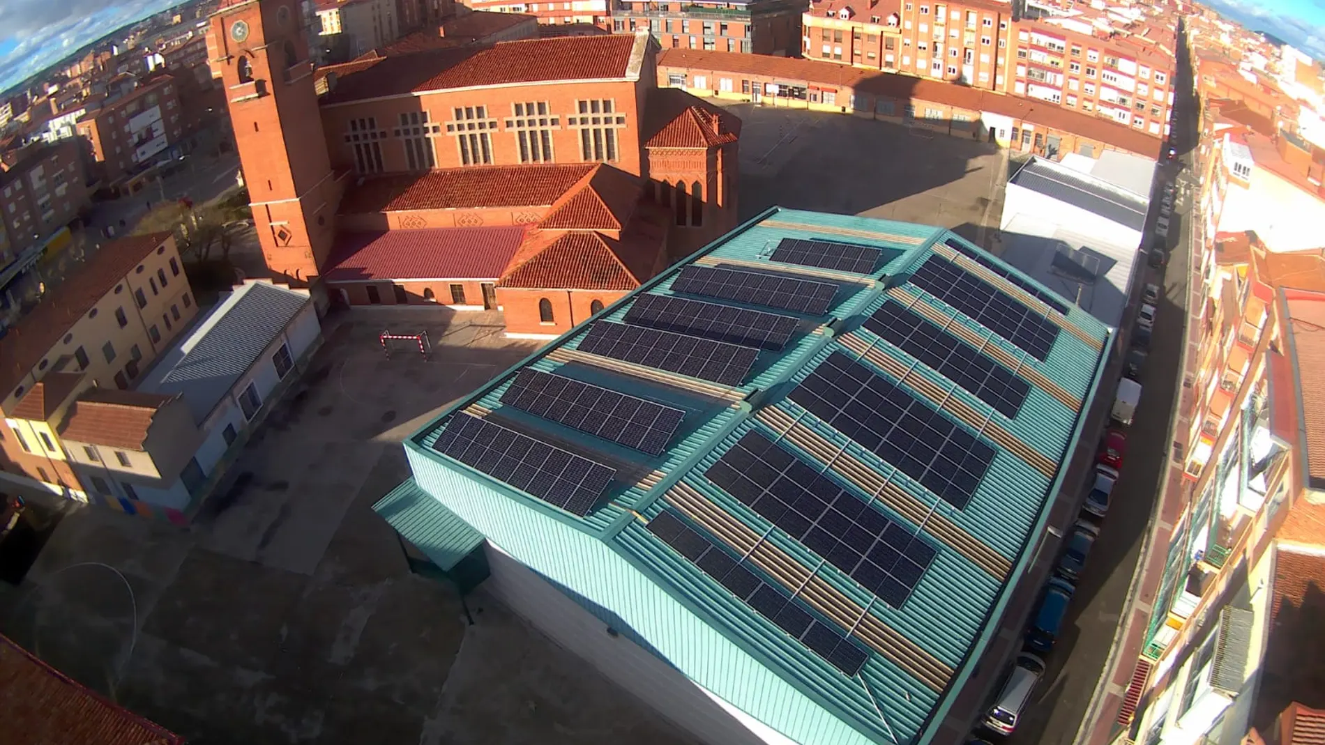 Comunidad solar puesta en marcha por Iberdrola en Castilla y León