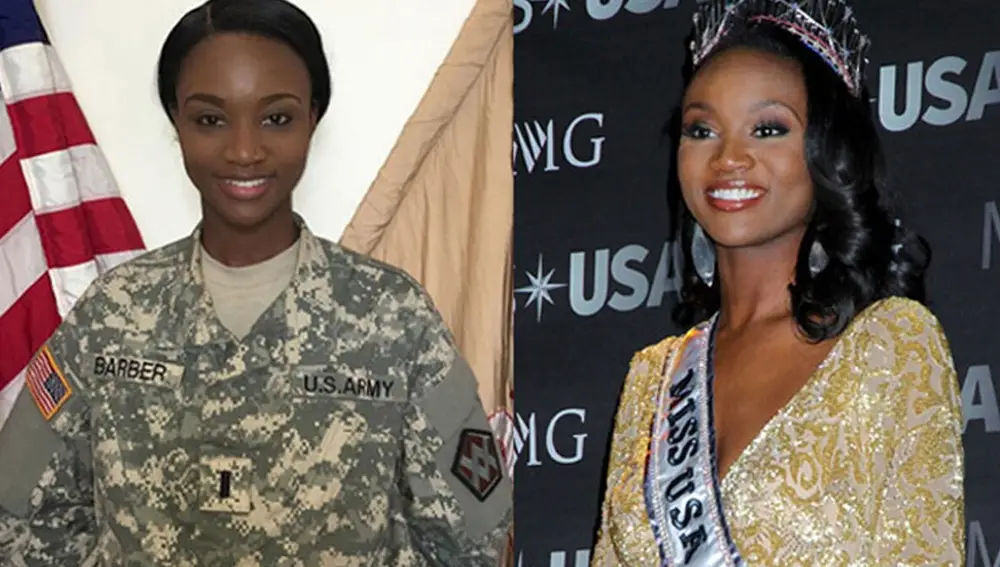 Deshauna Barber hizo historia en 2016 al ser la primera oficial del ejército estadounidense en ser coronada Miss Estados Unidos