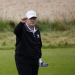 Donald Trump, en su nuevo campo de golf en Escocia