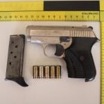 Una de las armas intervenidas