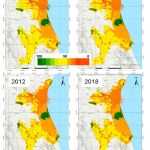 Imágenes de la evolución del acuífero de la Plana de Valencia