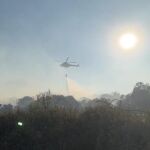 Sucesos.- Estabilizado el incendio forestal en Zarzalejo (Madrid), que baja a situación operativa 0