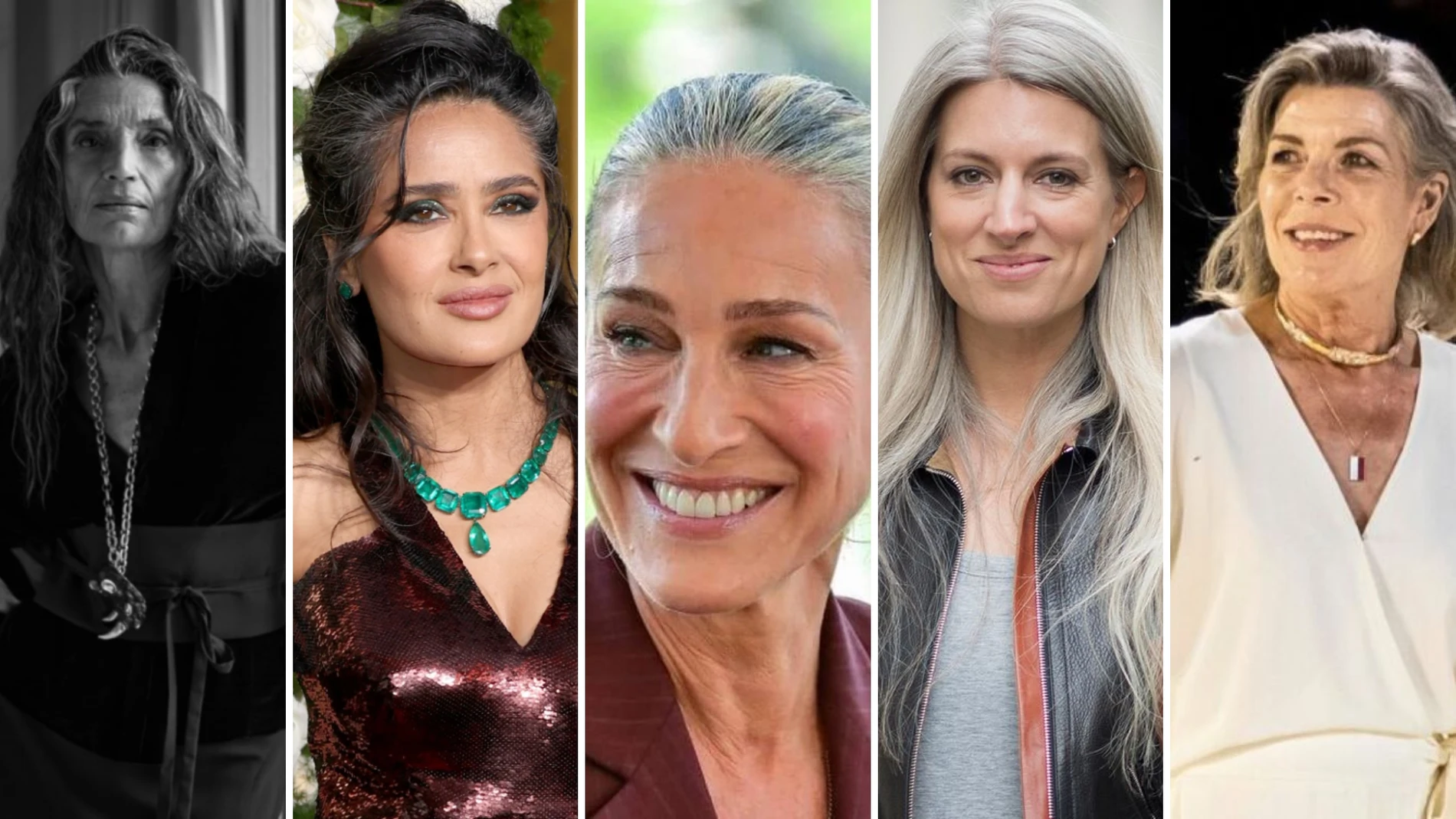 Varias famosas que lucen canas