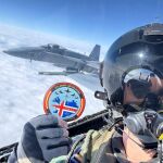 Piloto del Ejército del Aire destinado en Islandia