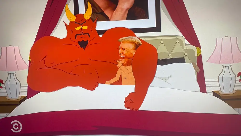 Trump y Satan en "South Park"