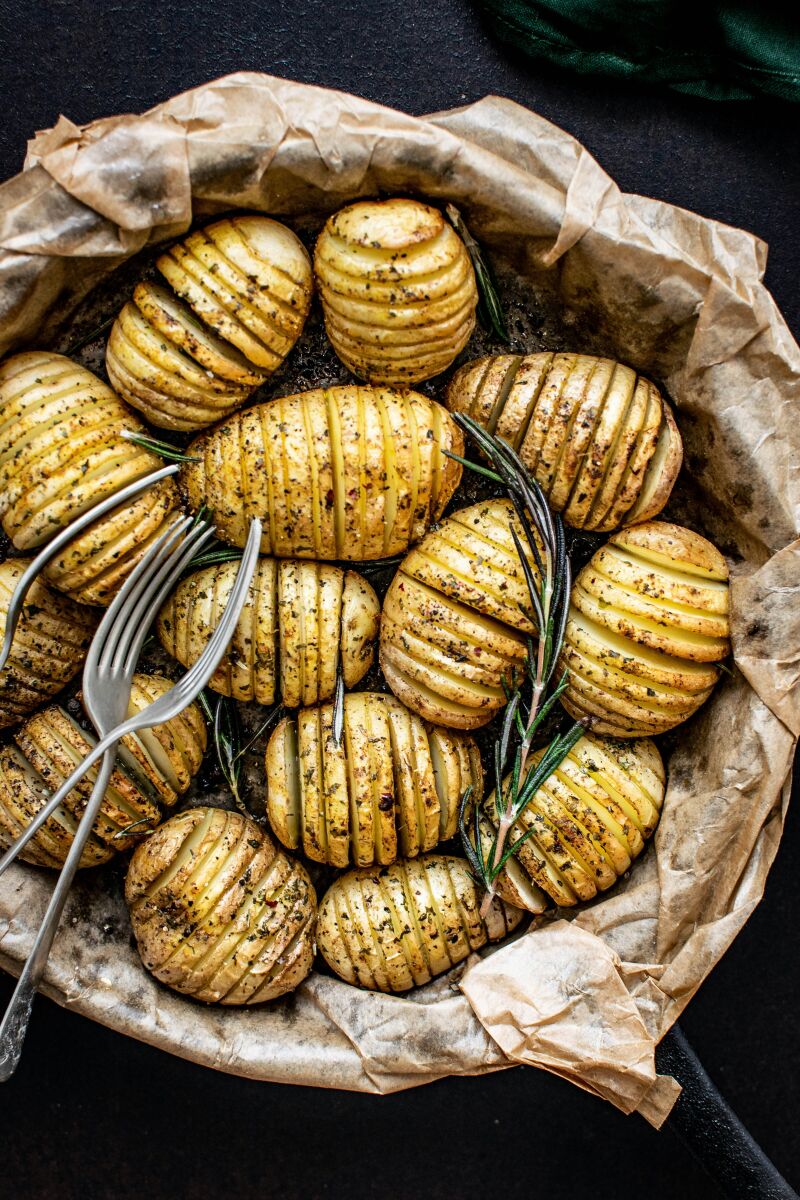 Patatas asadas.