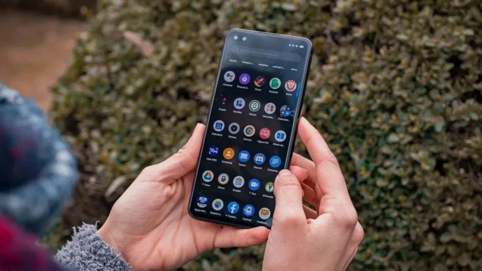Aplicaciones en un móvil Android