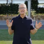 Tim Cook en el Apple Park