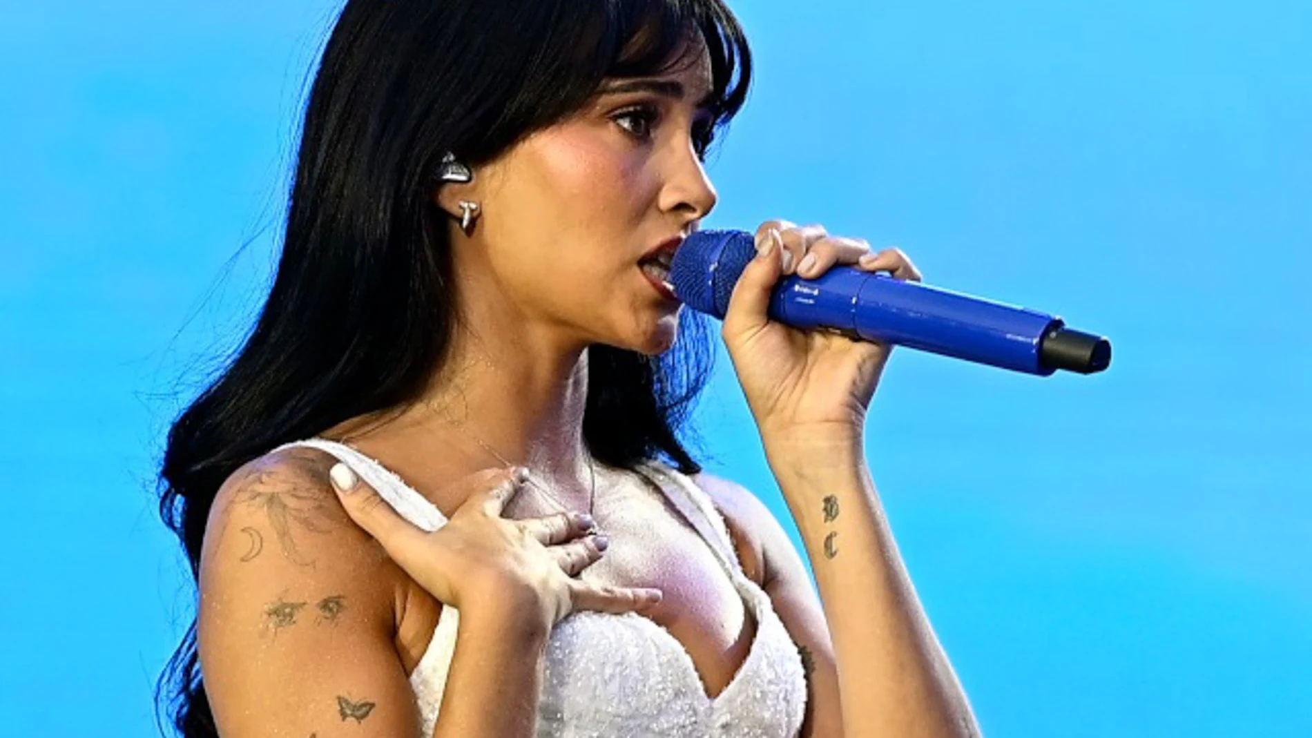 Plex, fan incondicional de Aitana en su segundo concierto en Madrid con dedicatoria de amor incluida