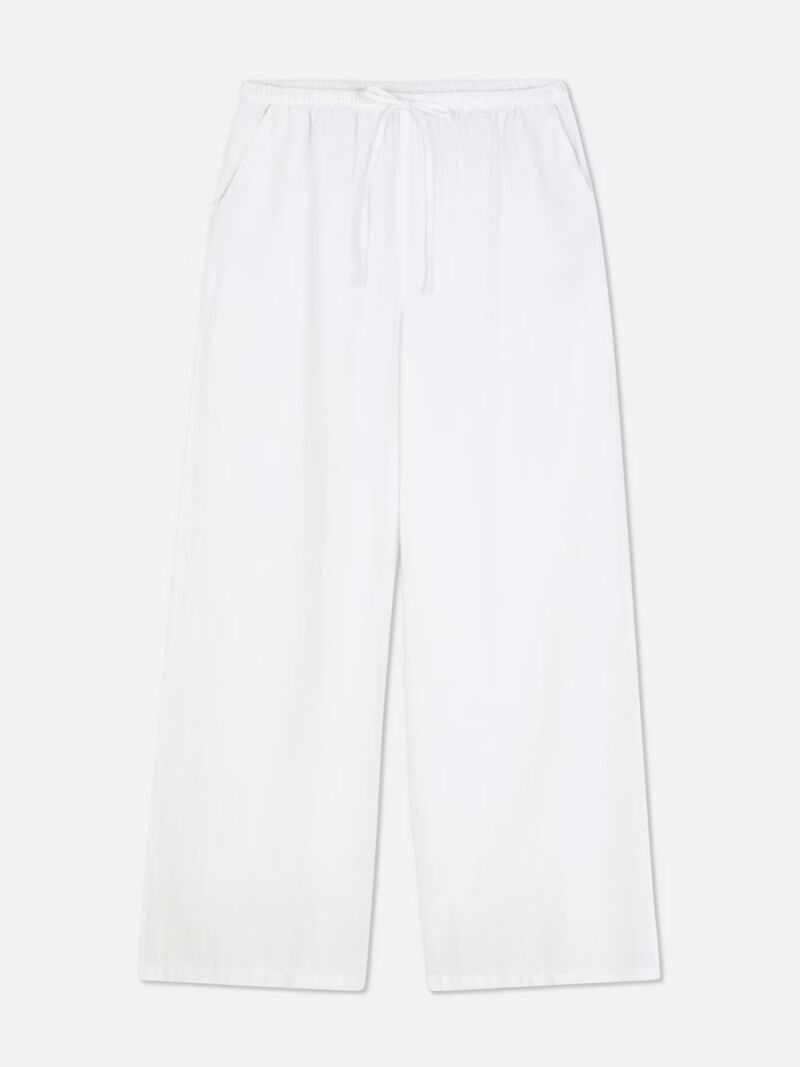 Pantalones de lino.