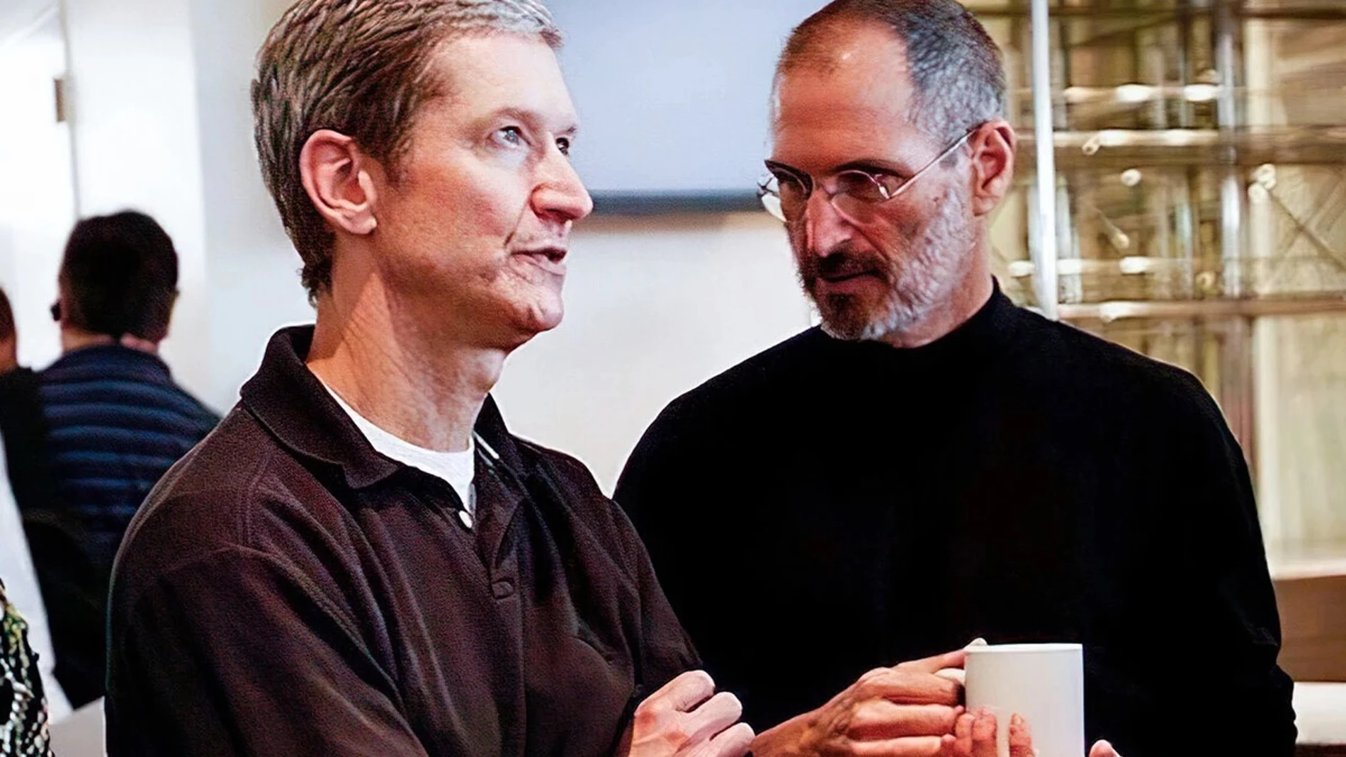 Tim Cook y Steve Jobs