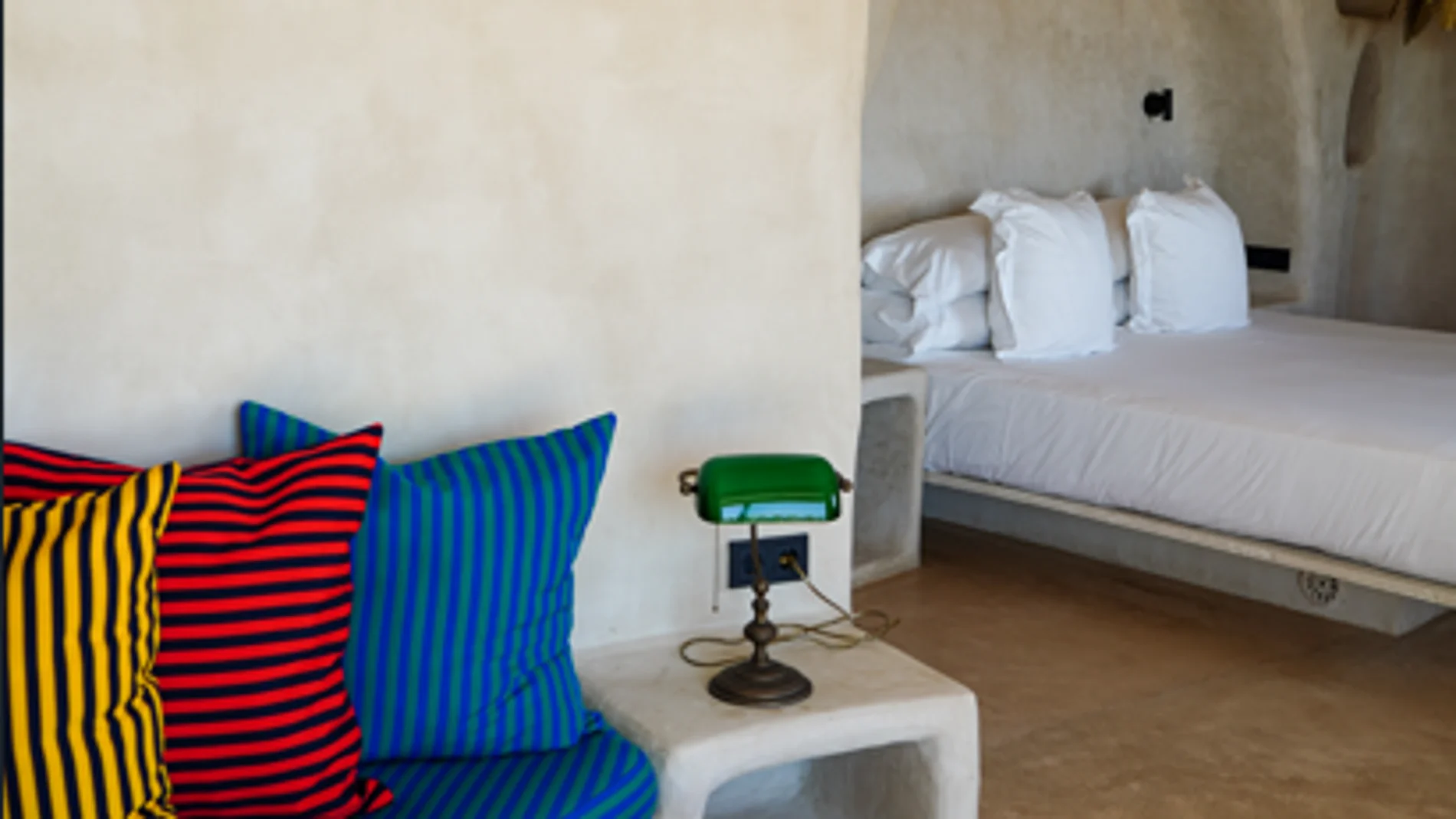 Una de las habitaciones de Hannah Formentera