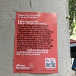 Uno de los carteles del Ateneu Barcelonès