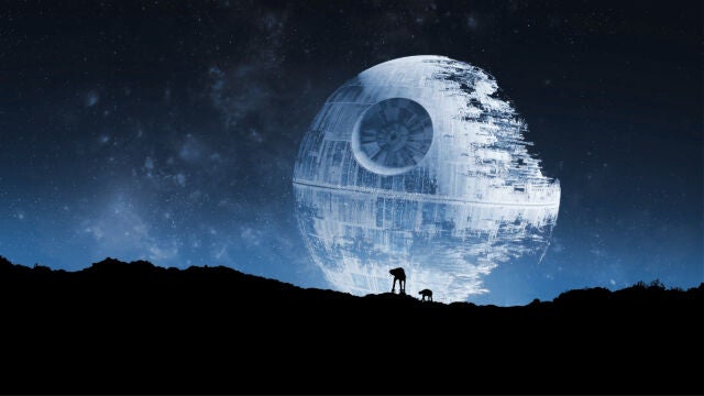 La Estrella de la Muerte es la estación espacial más temida de 'Star Wars'