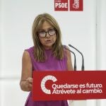 La secretaria de Empleo del PSOECyL, Ana Arias, valora en rueda de empleo la actuación de la Junta de Castilla y León en materia de empleo