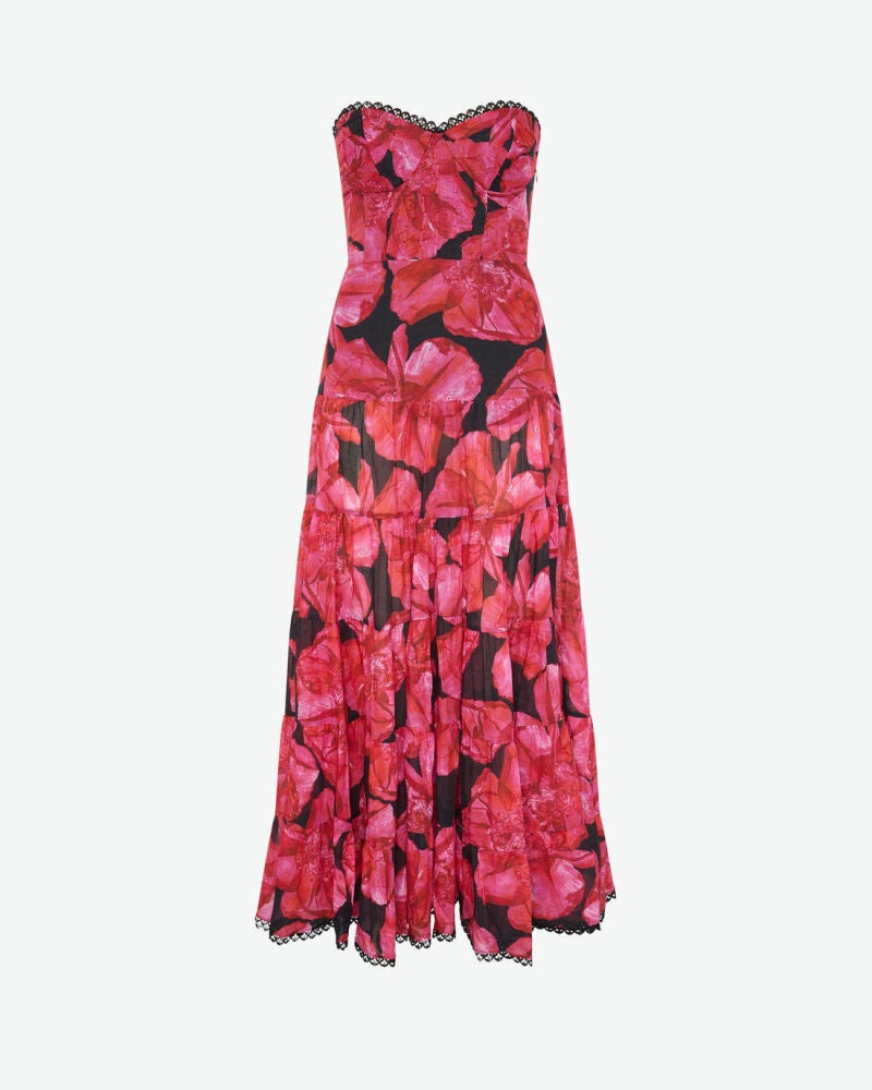 Vestido estampado.