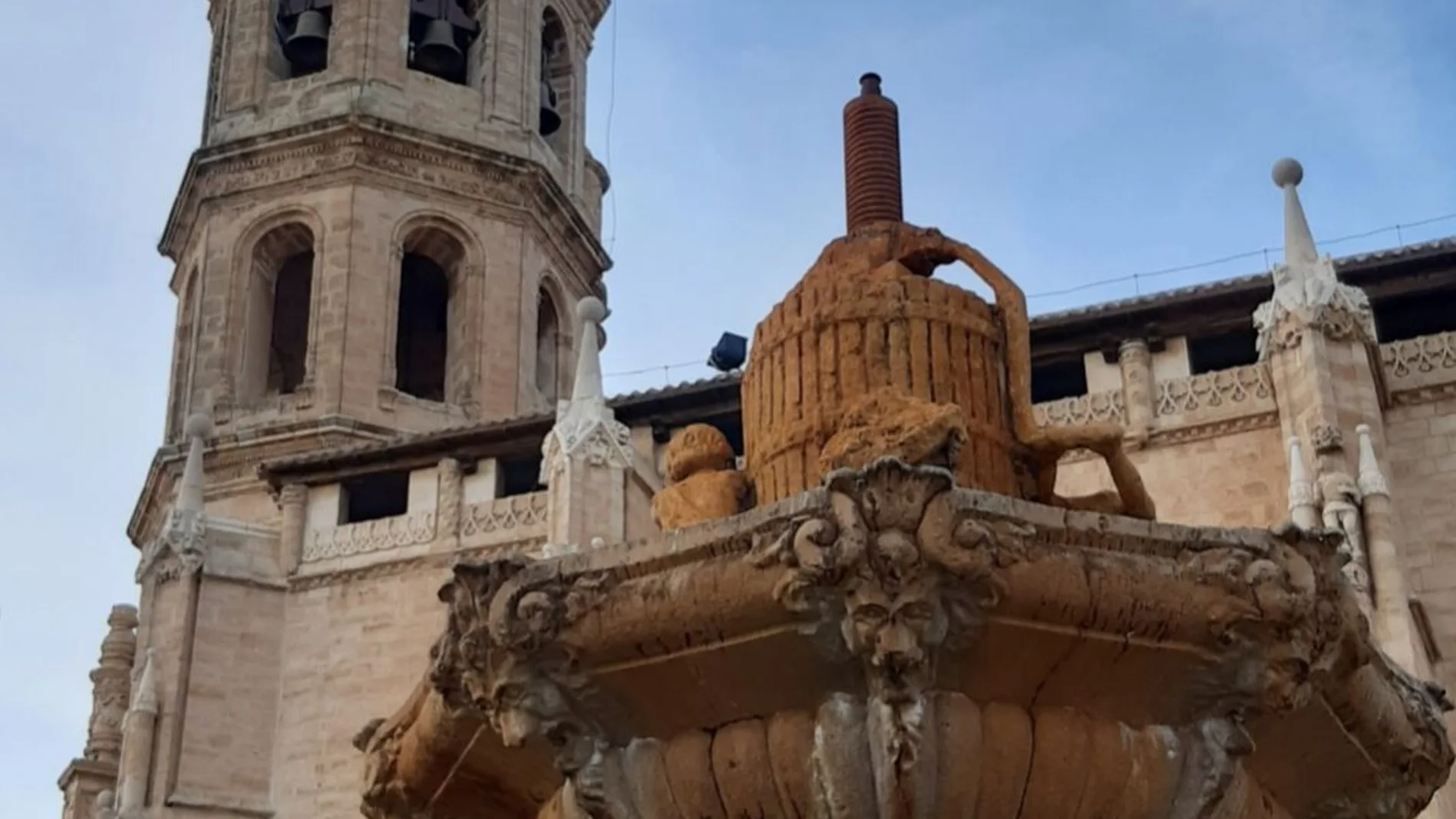Plaza de España en Valdepeñas (Ciudad Real)