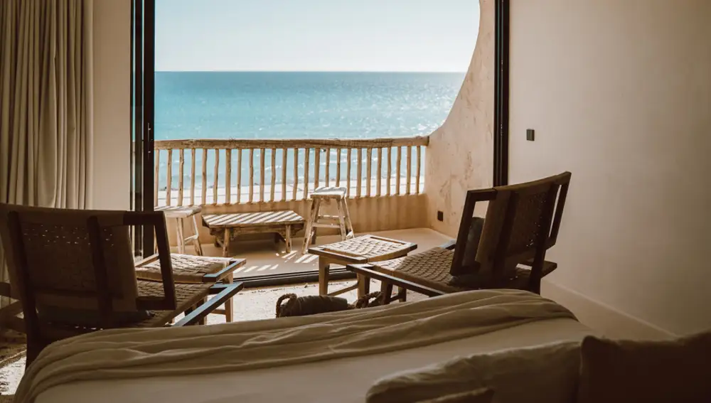 Todas las habitaciones de Hannah Formentera tienen vistas al mar