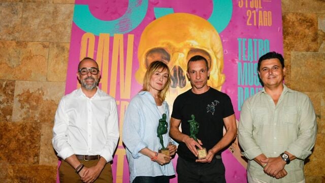 San Javier reconoce a Nathalie Poza y Pablo Derqui con el Premio del Festival Internacional de Teatro, Música y Danza