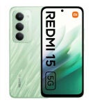 El diseño al completo del nuevo Redmi 15 5G en color verde