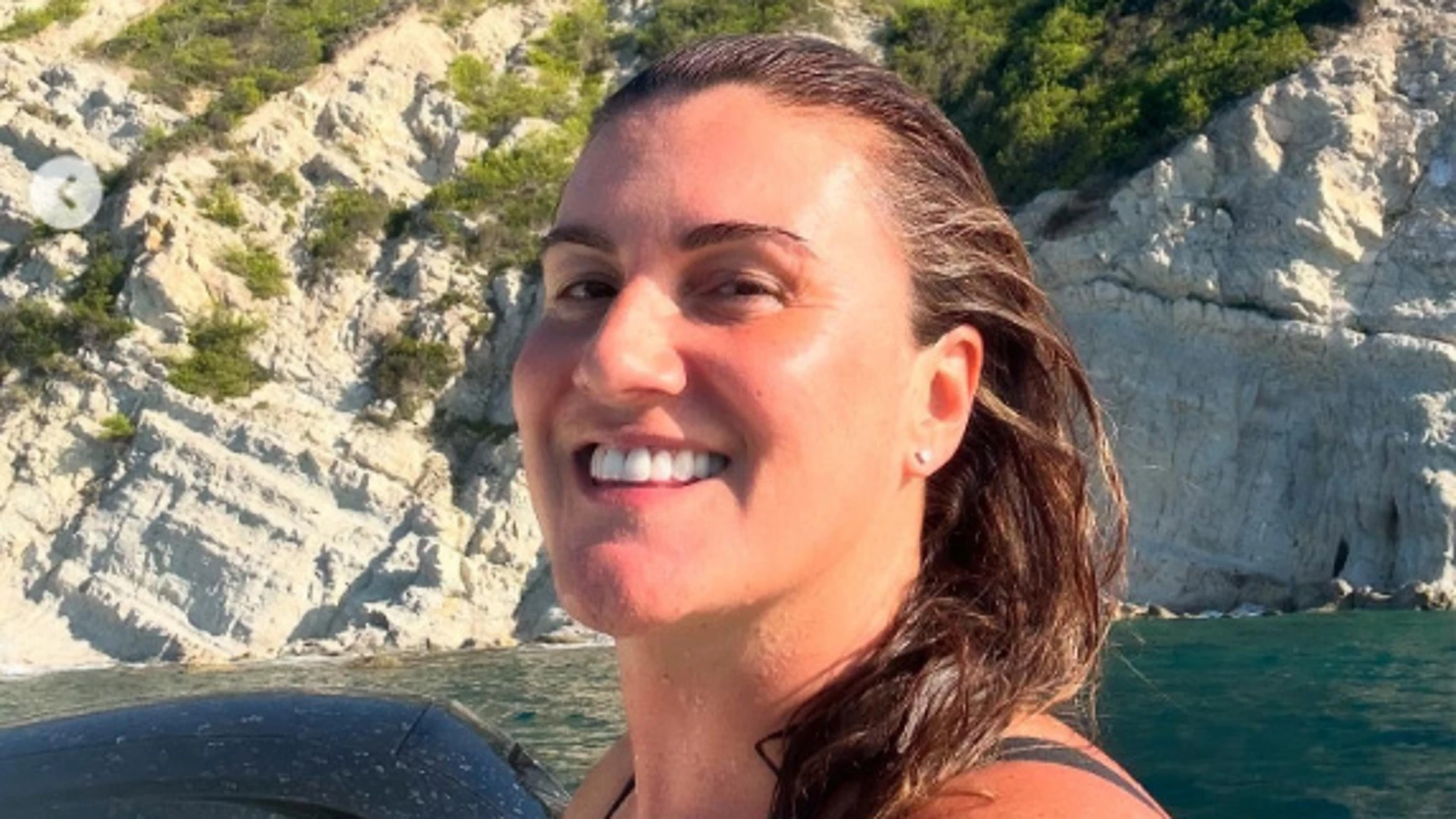 Carlota Corredera en Jávea de vacaciones