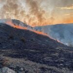 Sucesos.- Declarado el nivel 1 forestal por el incendio en Valdeperillo (La Rioja)