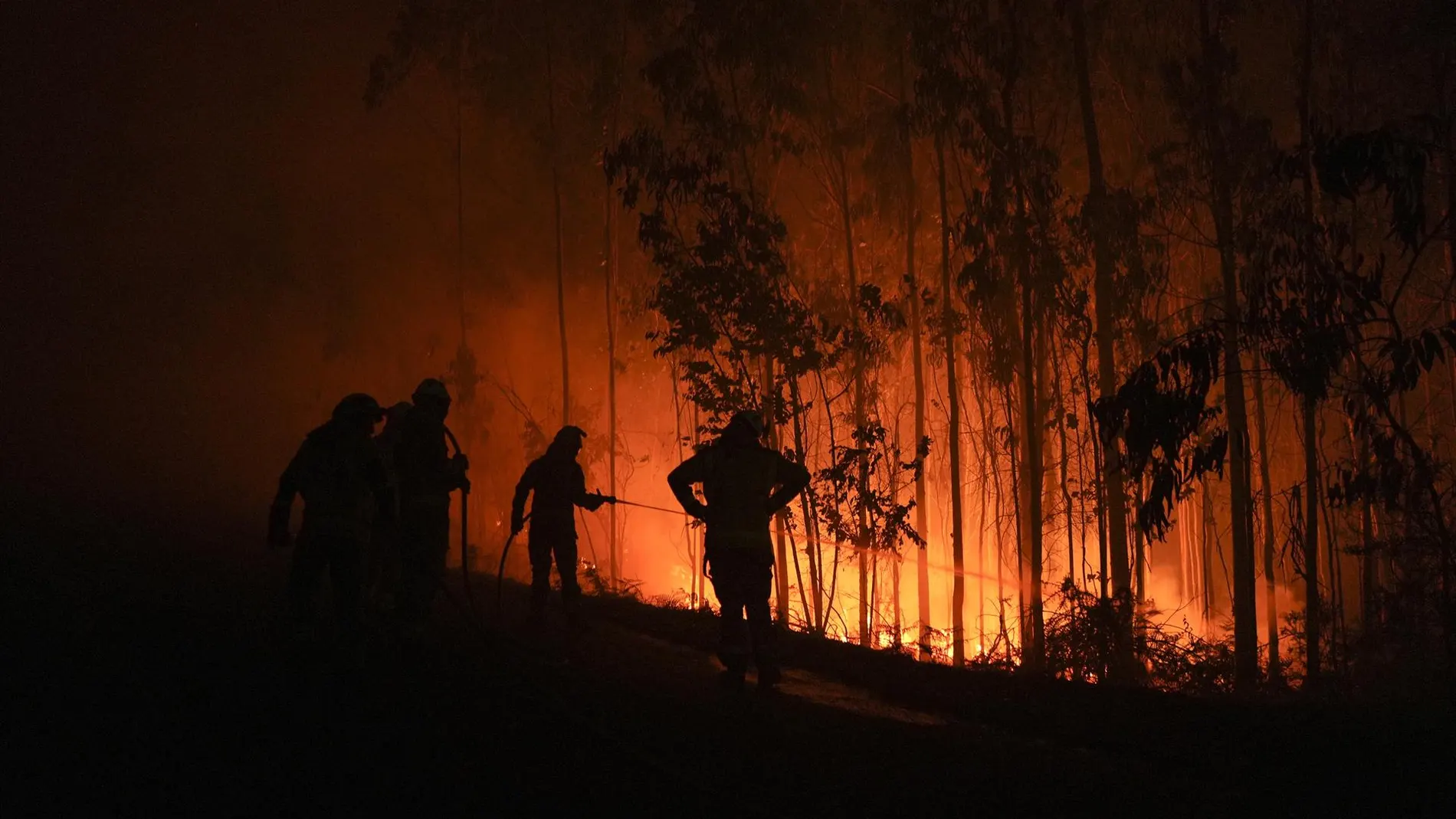 Sucesos.- Extinguido uno de los tres incendios de Ponteceso (A Coruña), que alcanzaron las 515 hectáreas calcinadas