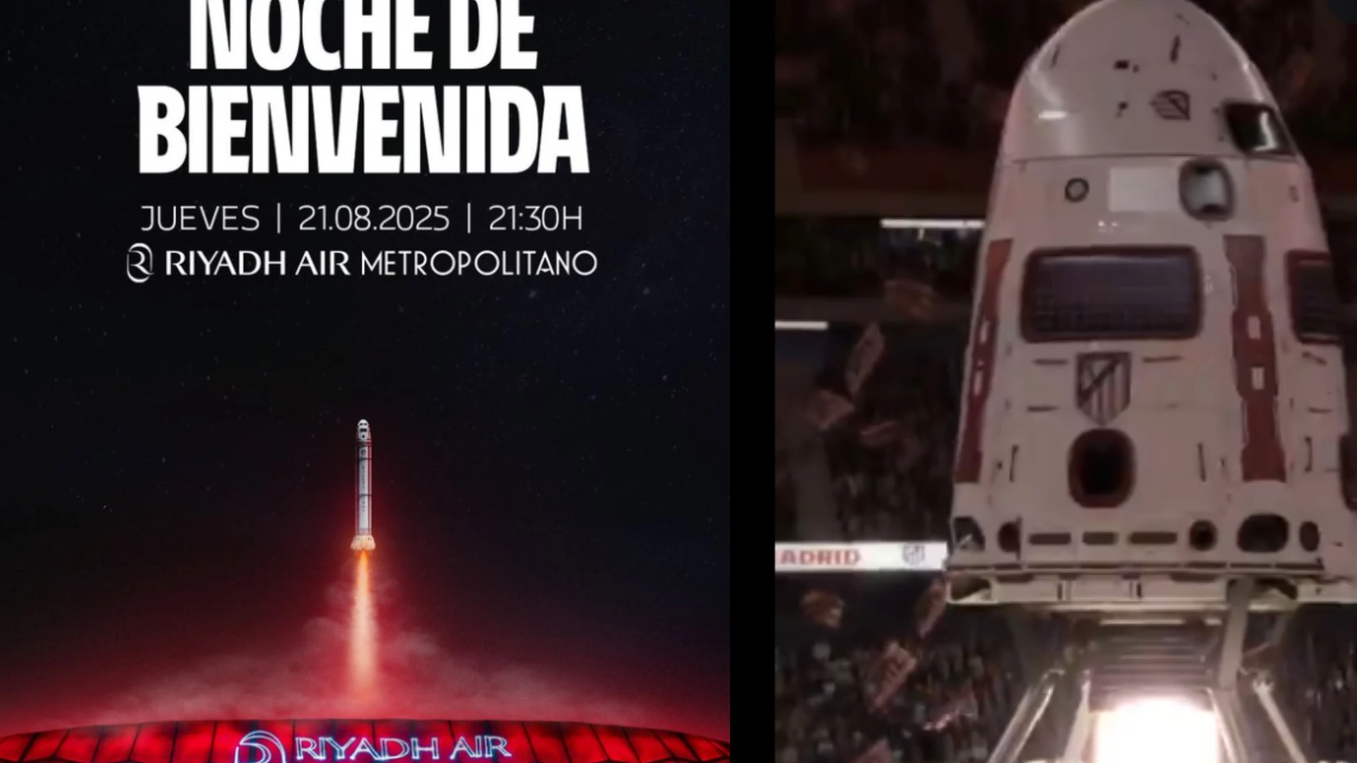 El Atlético anuncia su "Noche de bienvenida"