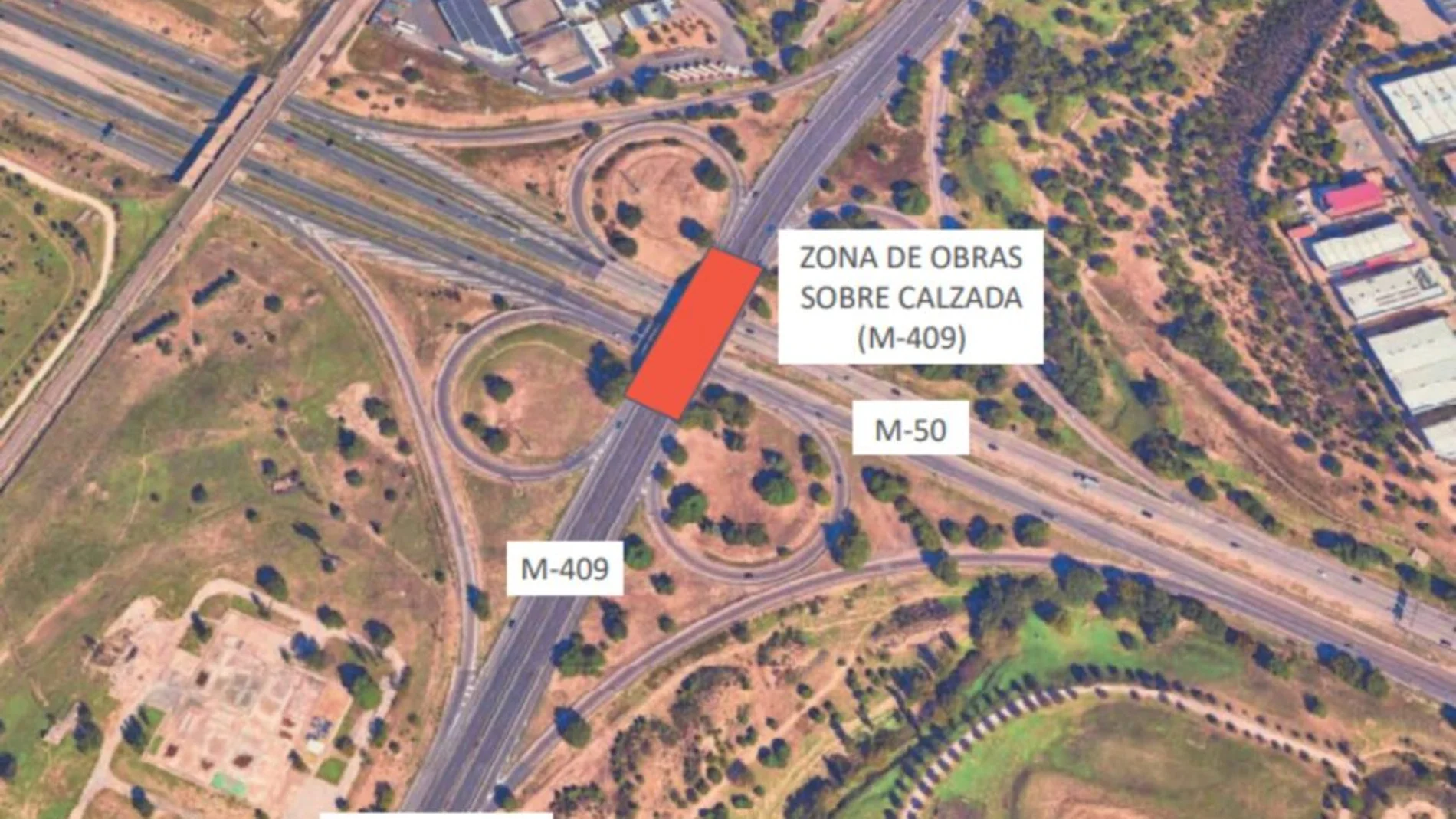 "Corte total" por obras de la carretera M-409, entre Leganés y Fuenlabrada, durante tres meses