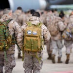 Personal del Ejército del Aire y del Espacio integrante del Destacamento Aéreo Táctico Vilkas