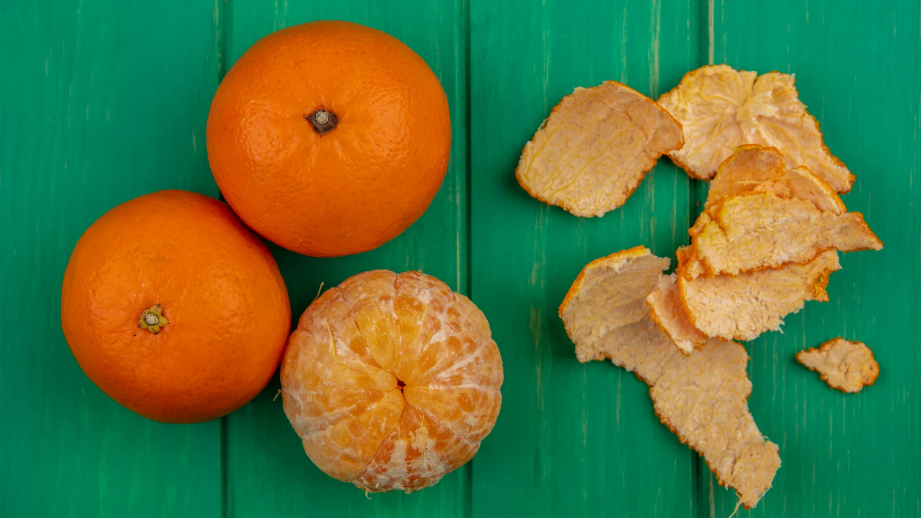 Cáscaras de naranja