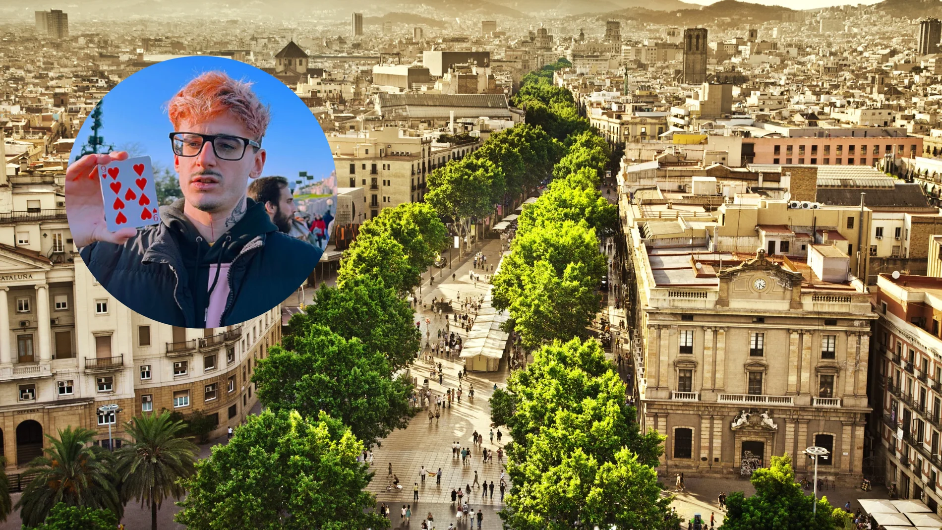 Una imagen de RickyEdit sobre la ciudad de Barcelona