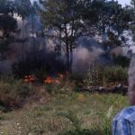 Sucesos.- La UME ya interviene en los incendios de Corme Aldea, en Ponteceso, y Xaviña, en Camariñas (Galicia)