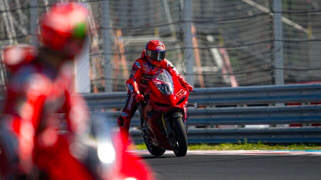 Marc Márquez, rodando en el Balaton Ring, escenario del próximo GP de Hungría