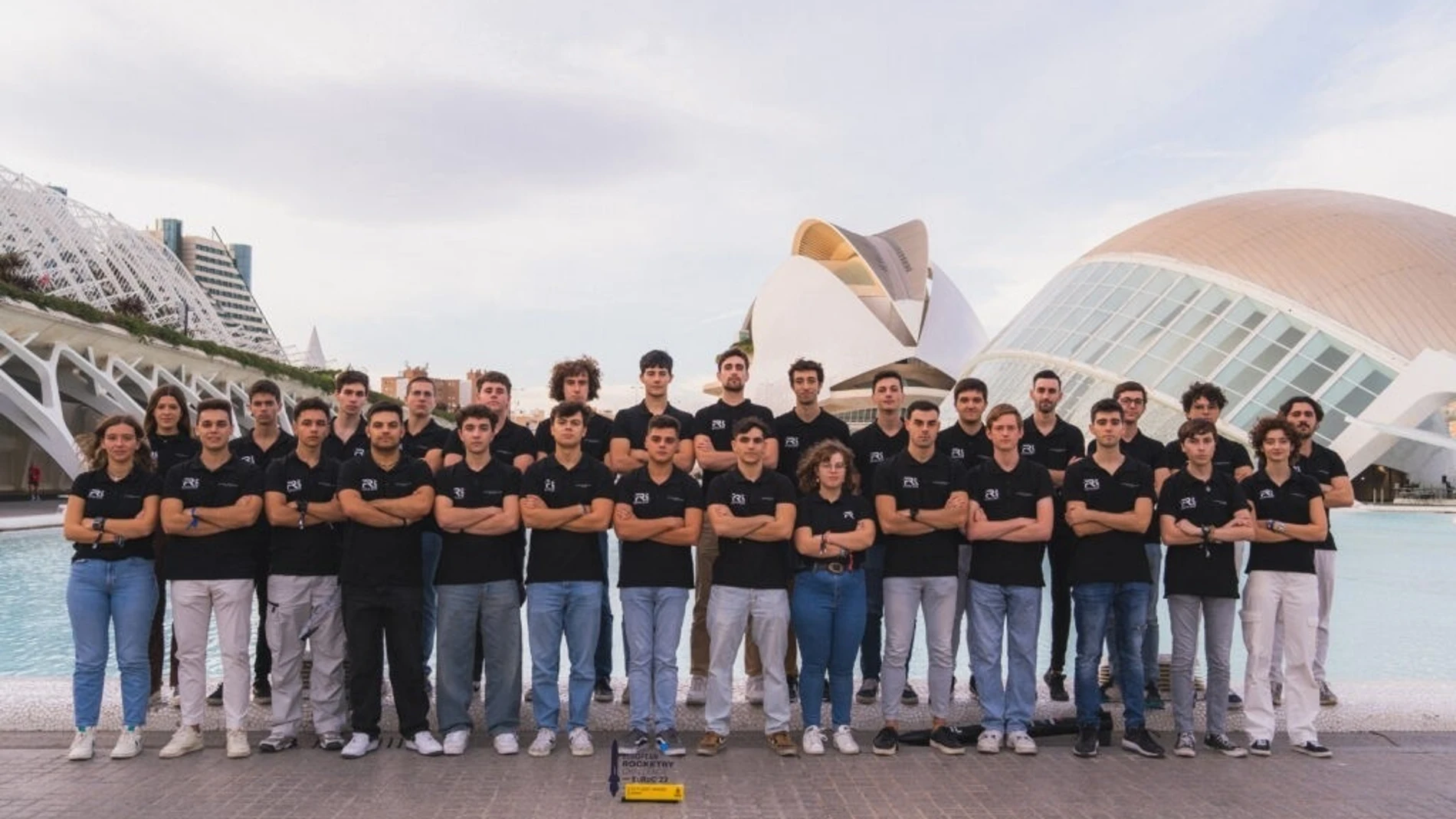 Integrantes delequipo Faraday Rocketry UPV