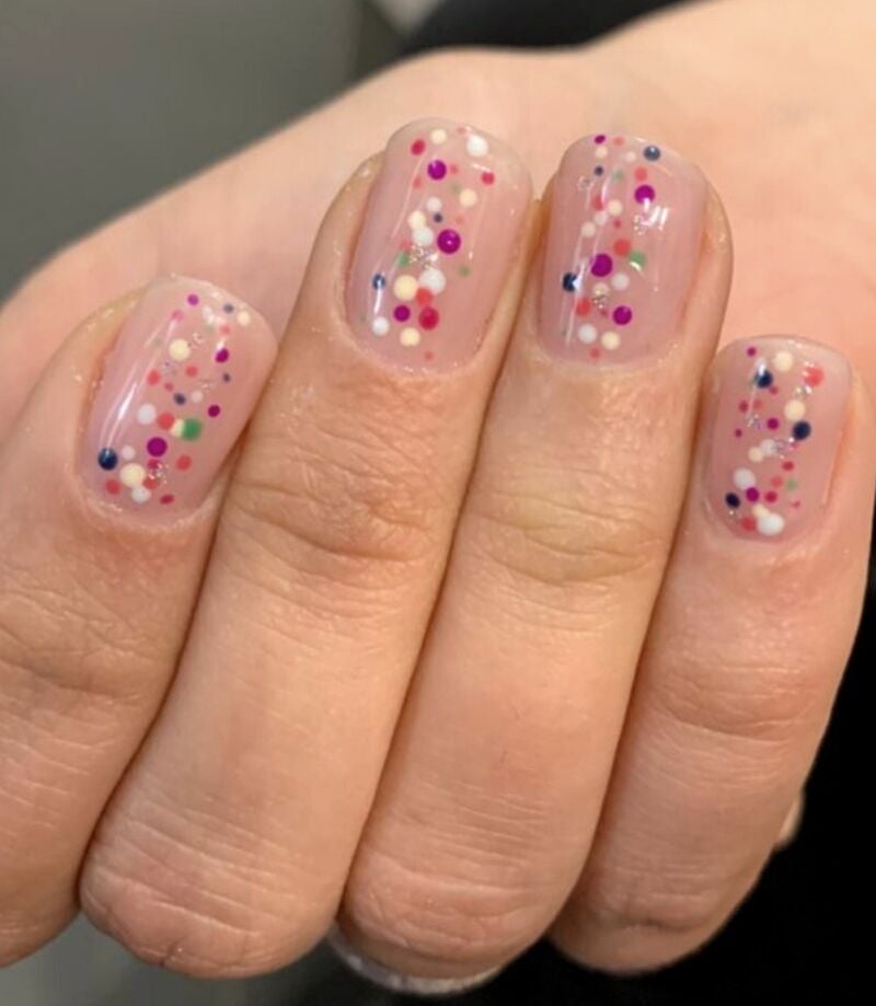Manicura confeti