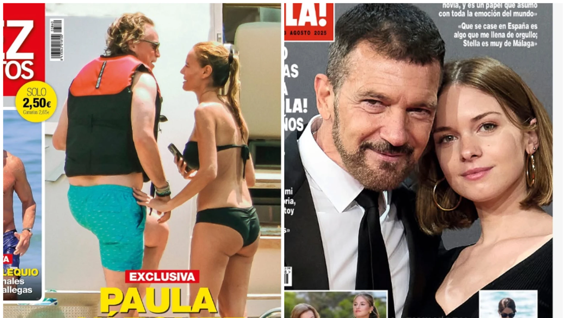 Portadas de las revistas "Diez Minutos" y "¡Hola!" este 6 de agosto de 2025