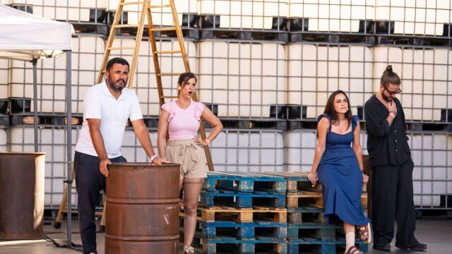 Un momento del ensayo de «La Bohème», el 7 de agosto en el patio central de Condeduque.