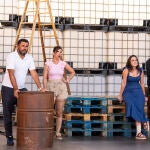 Un momento del ensayo de «La Bohème», el 7 de agosto en el patio central de Condeduque.